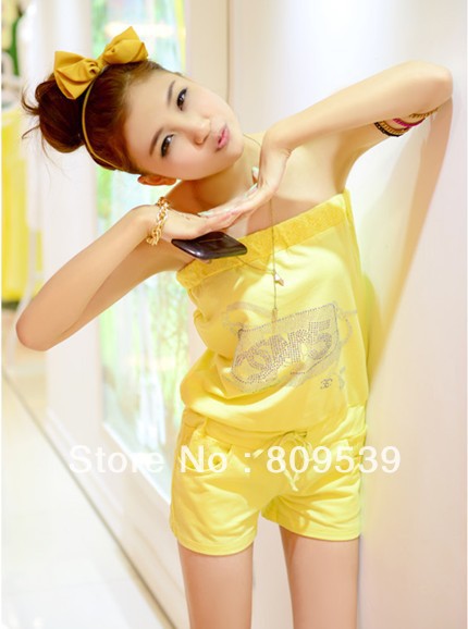 New winter special detonation of autumn outfit's a han HanFan wrapped chest conjoined twin short pants