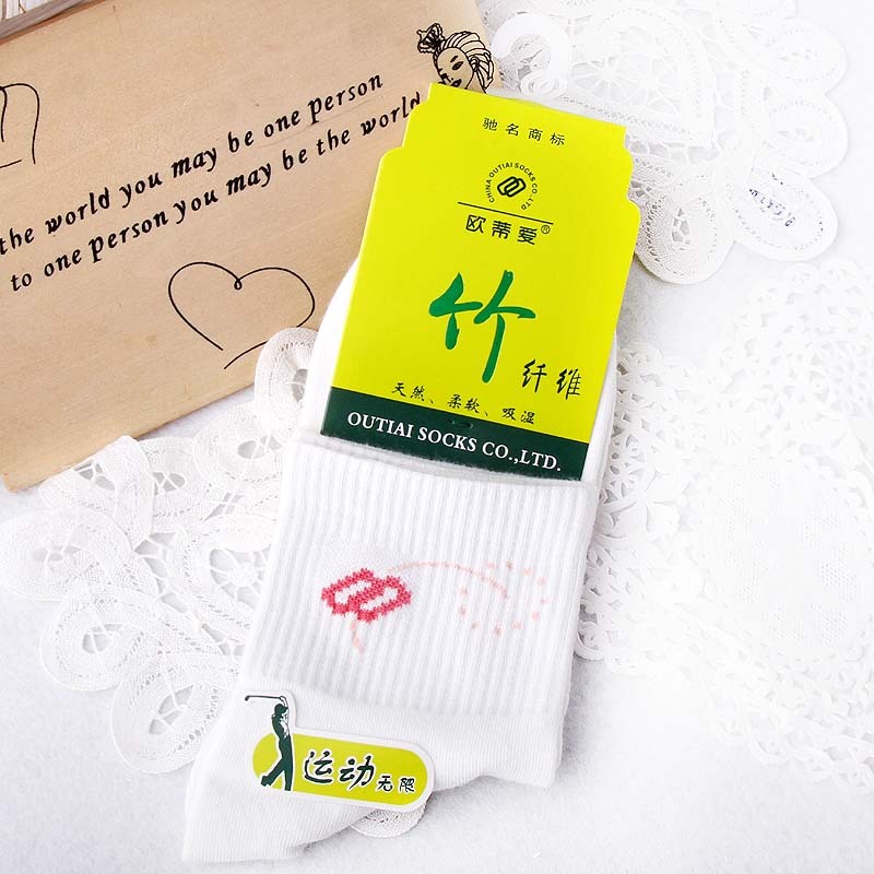 Quality women's bamboo fibre socks summer sports socks thin 7418a