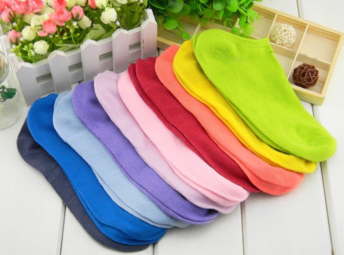 S Fur Women Stockings Cheap Good Quality Solid Color Breathing Cotton Grils Ankle Socks,50 Pair/Lot+Free shipping fur boots