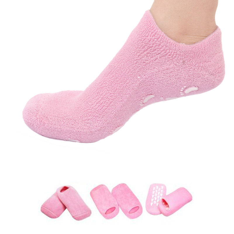 spa socks for feet /moisturizing gel spa socks,free shipping,drop shipping