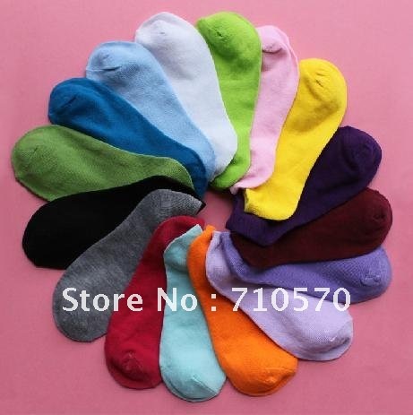 Special offer socks wholesale south Korean candy colors chun xia kinds of sport socks pure cotton socks