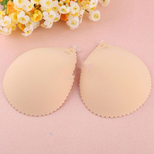 Strapless Backless Self-Adhesive Free Stick On Bra Beige Cup Size ABCD