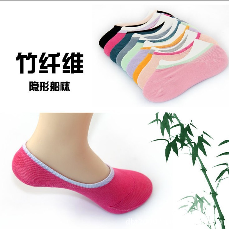 Wholesale - Bamboo fibre Ladyinvisible socks deodorization Female 12pair/lot A959 Free Shipping