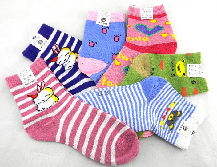 Wholesale Cartoon Pattern Soft Cotton Breathing Women's Socks,Free Shipping