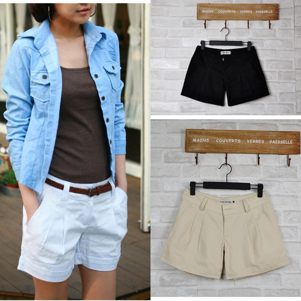 Wholesale Freeshipping 2013 Women Summer Turn-Up Short Fashion Hot Clubwear short pants Beach shorts S-XXL