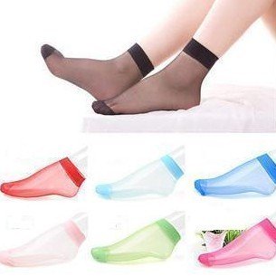 Wholesale Newest Women Cute Candy Colors Sexy Ultra-Thin Filar Socks Casual SOX Free Shipping