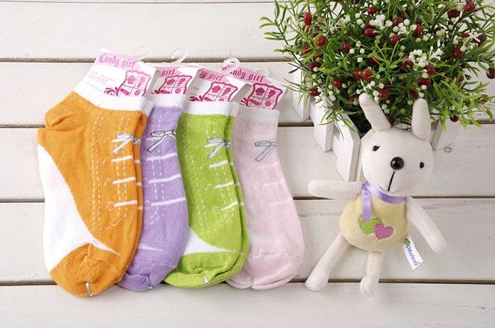 Winter Imitation Shoes Pattern Women's Warm Breathable Ankle Socks,30 Pair/Lot+Free shipping