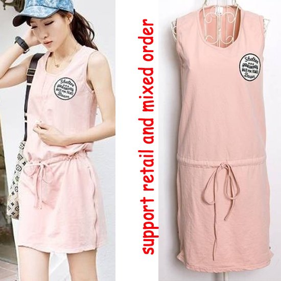 Women Fashion Sleeveless Romper Strap Short Jumpsuit Scoop 5 Colors free shopping   (656-1)