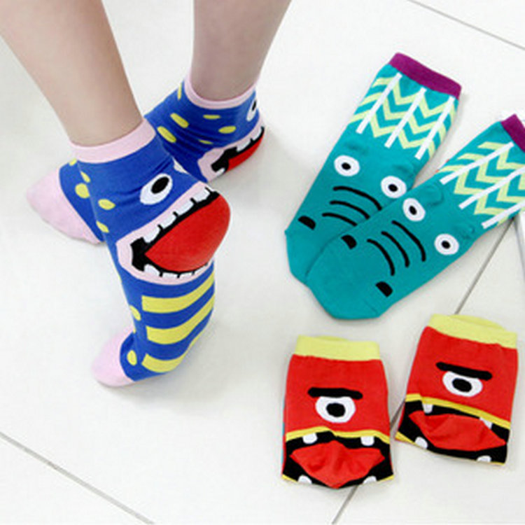 women's fashion originality expression socks full 100% cotton socks