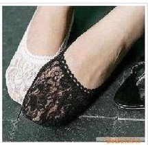 women's fashion short lace socks/ women's flat slippers invisible floor socks with sexy lace /free shipping !