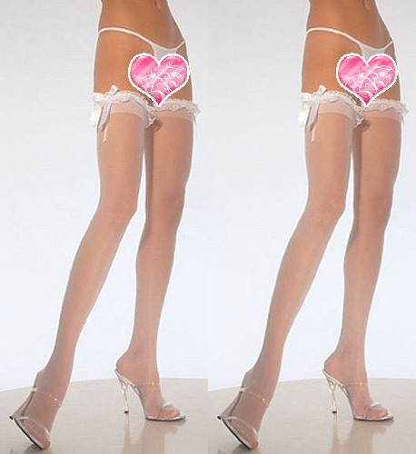 Women's lingerie T panties stockings ultra-thin piece set