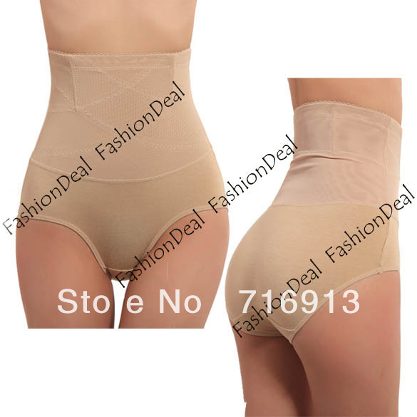 Womens Body Shapewear Abdomen In Brief Underwear Slimming Panties Lower Abdomen Waist Cincher Tummy Control Girdle Panty 7225