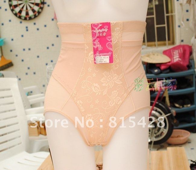 0068 tiebelt corselets abdomen drawing pants waist pants plastic belly pants beauty care pants