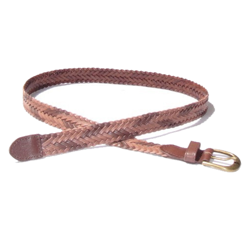0384 first layer of cowhide women's multicolour knitted belt strap women's belt genuine leather knitted strap