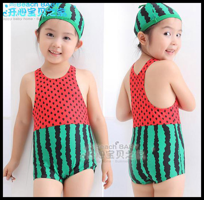 06-019 2013 new Watermelon style childrens swemwear for girls girl bikini swimsuit children's swimsuit Free shipping