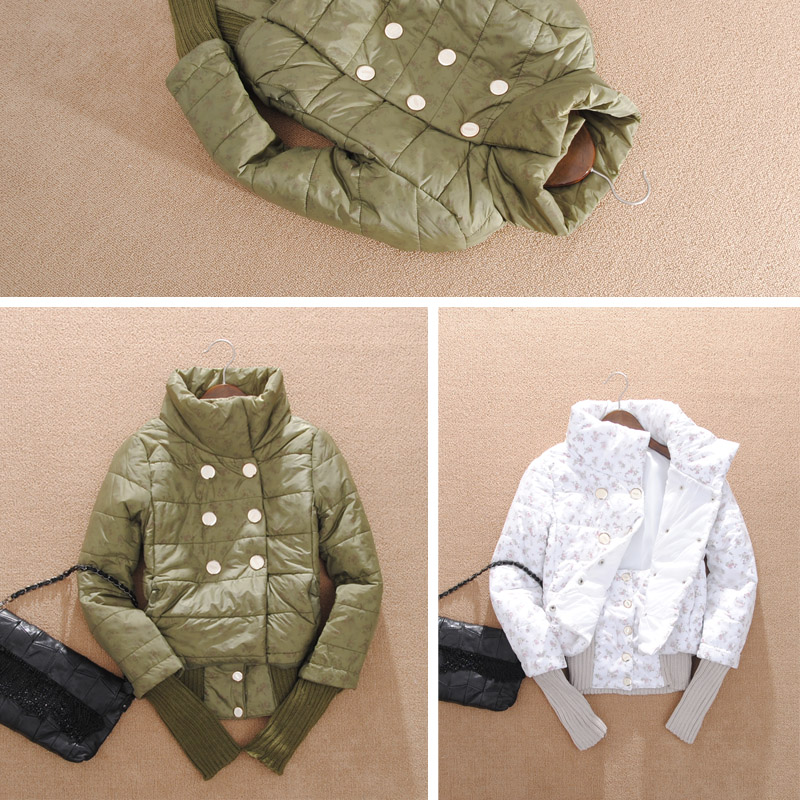 081 - , small fresh ! women's short design wadded jacket 0.68 for women