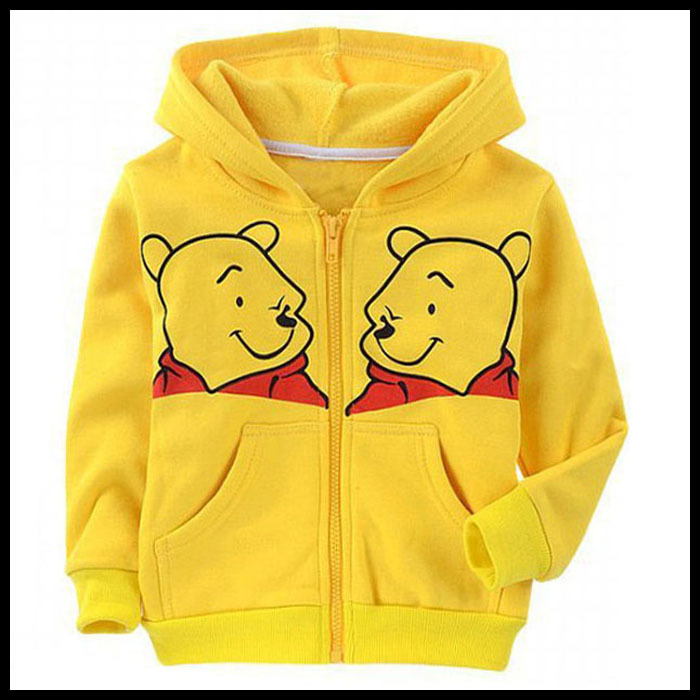 09-029 2013 new 2-bears hoodies for boys and girls  baby girl sweater children's coat  FREE SHIPPING