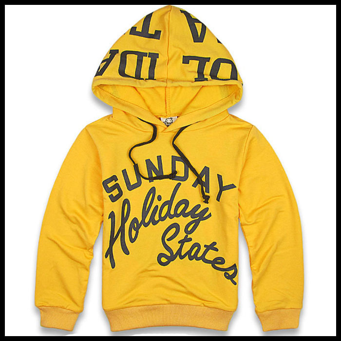 09-040 2013 new Sunday style 2-colors hoodies for children boys and girls , Free shipping