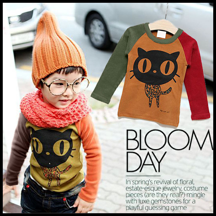 09-067 2013 new Cat style children's hoodies for boys and girls children hoodie , Free shipping