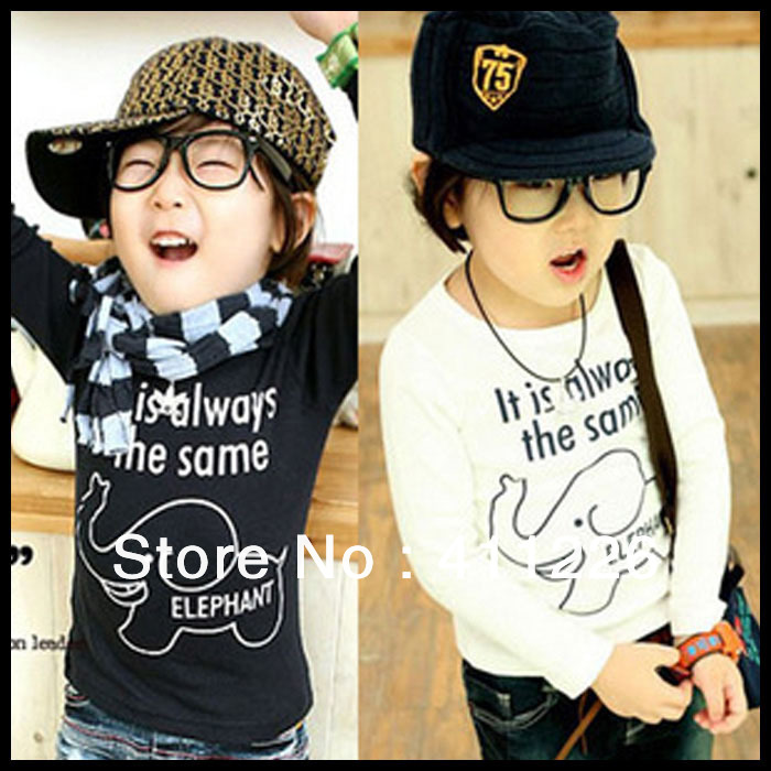 09-100 2013 new  Elephant style  cotton long hoodies for boys and girls FREE SHIPPING