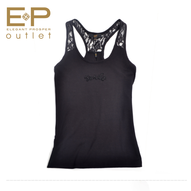 1.22 women's ep 2013 spring spaghetti strap sweater vest black