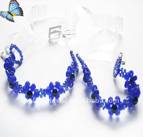 1 pair/pp bag,24pair/lot handmade beaded bra strap+TPU clear strap,fashion invisible bra strap
