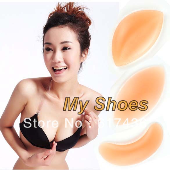 1 pair Sexy Invisible Self-Adhesive Strapless Silicone Bra Breast Form Enhancer free shipping 3154