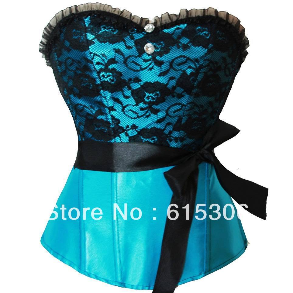 1 set free shipping !! Sexy Lingerie bustier corset + G-String !wholesale