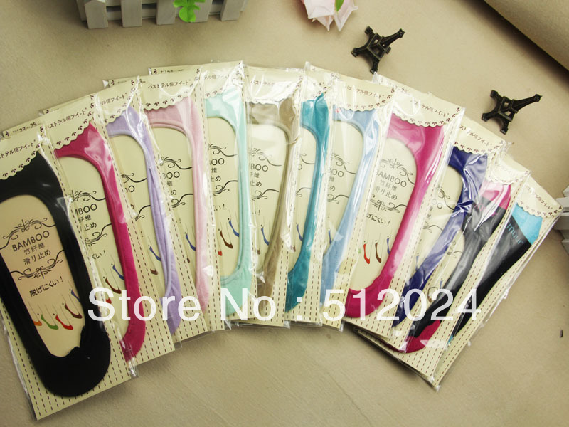 10 color New Arrival Bamboo Fiber Socks Women's Ankle Low Cut No-show Casual Sneakers Candy colors Socks Free shipping 100pair