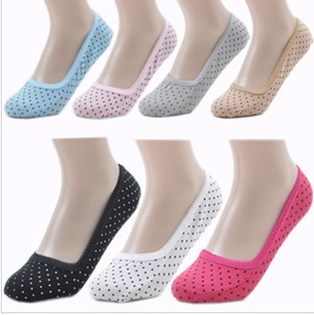 10 double shallow mouth invisible sock slippers sock female 100% cotton lace socks open toe socks