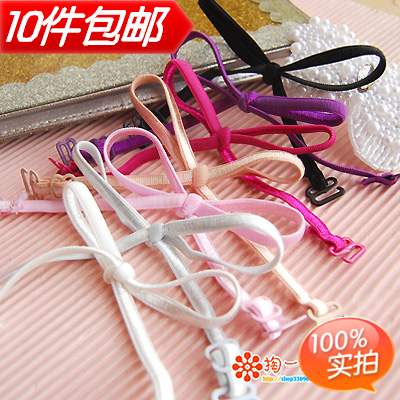 10 high quality double-shoulder underwear belt shoulder strap invisible tape pectoral girdle bra belt ultrafine velvet