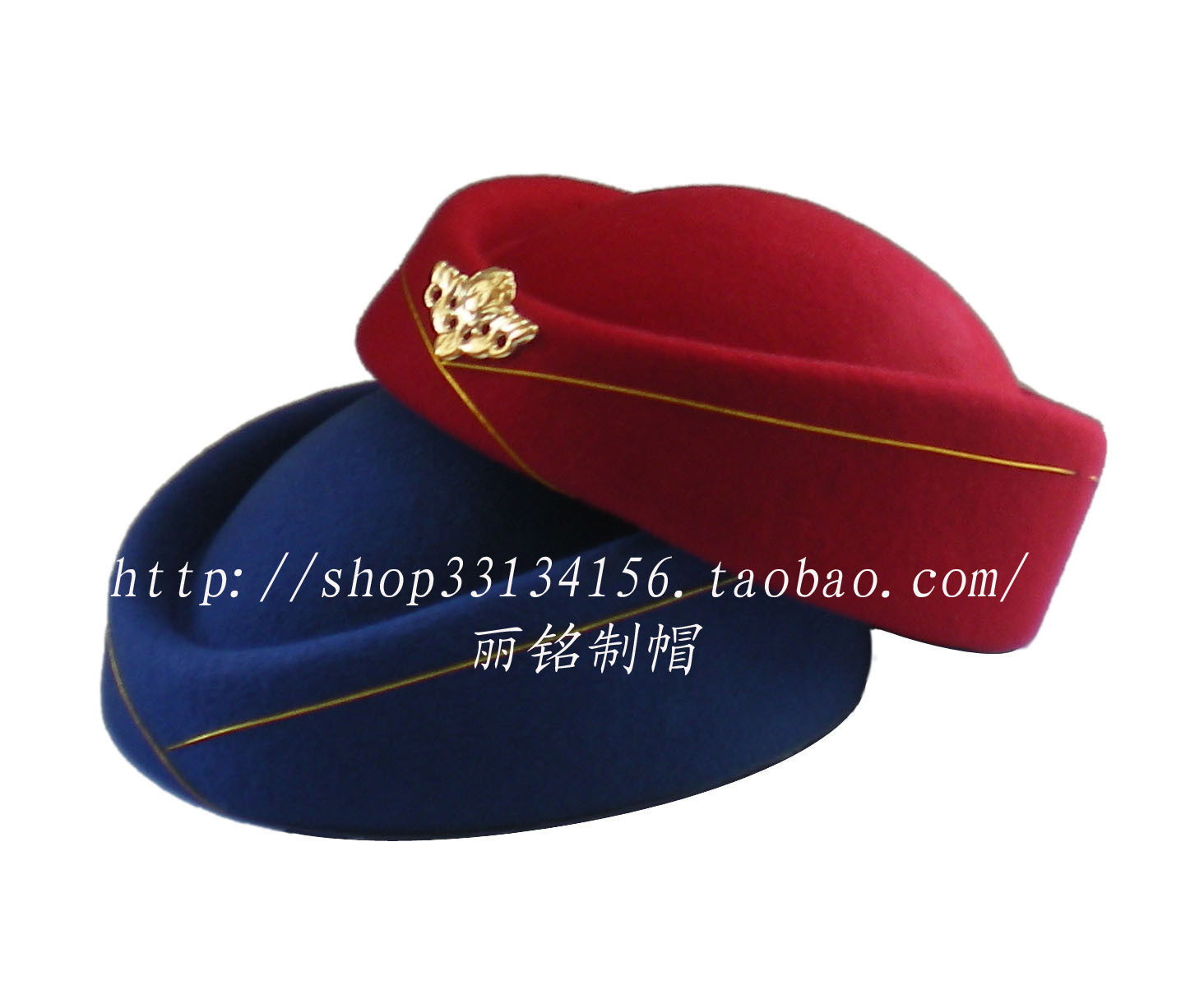 10 hot-selling pure wool quality stewardess cap liturgy cap women's fedoras hat