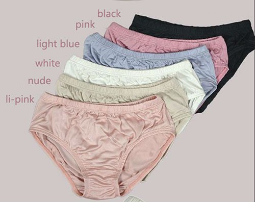 10 Mulberry Silk Womens 2013 New Briefs Ladies Panties Sexy Lingerie Underwear Wholesale 10pc Lot Free Shipping pink black