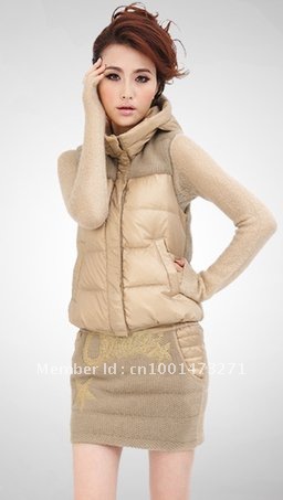 $10 off per $100 order Wholesale Winter Down Jacket 2012 New Slim Design Autumn Outerwear For Women JL-2012-013