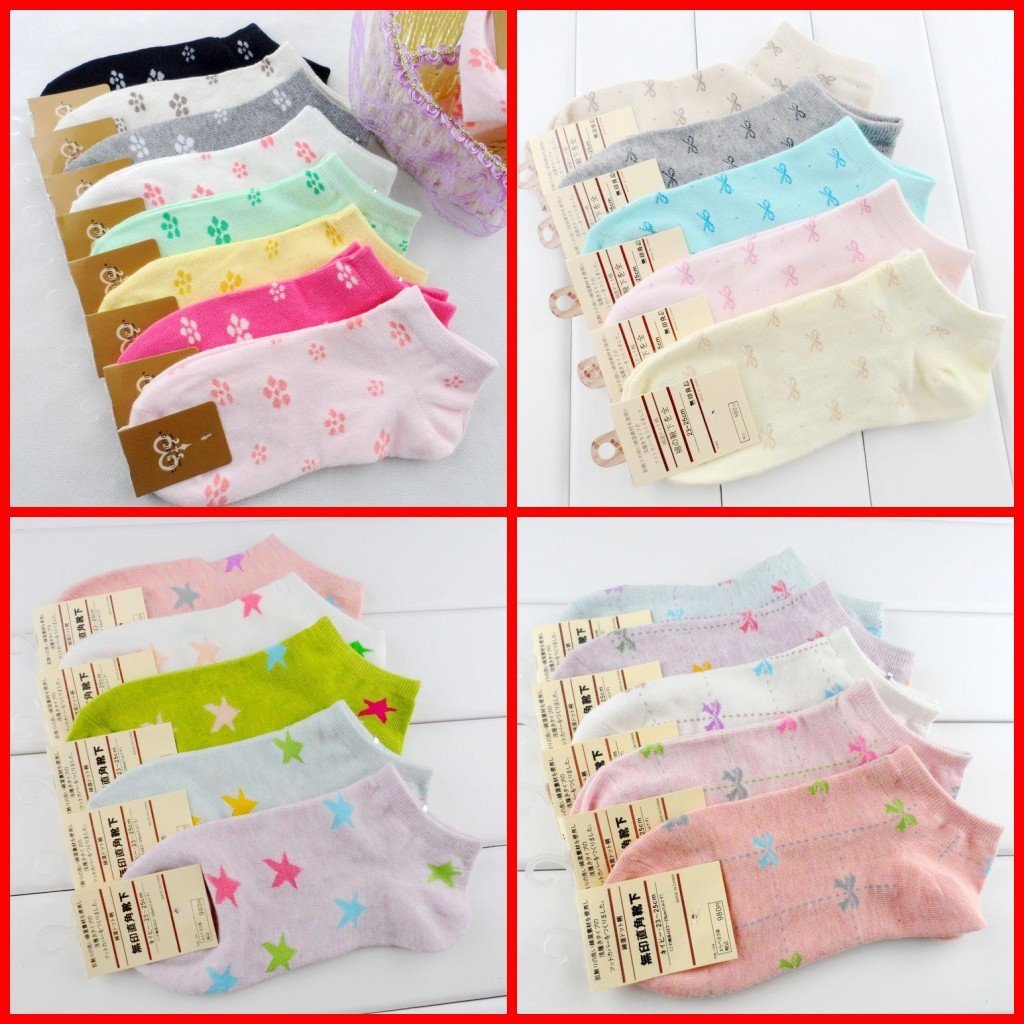 10 pairs/lot women's socks tutuanna sock slippers  short socks  wholesale