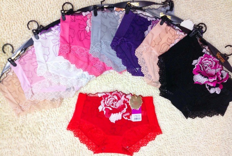 10 pcs a lot  Free Shipping For waist: 1'8''-2'2'' Modal Women Underwear( color send randomly)