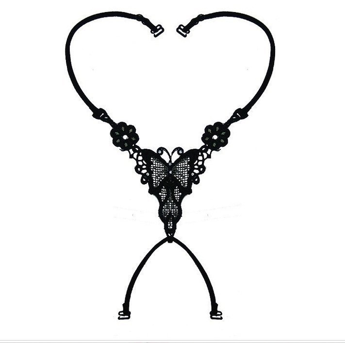 10 Pcs /lot Fashion Woman's Sexy Underwear Baldric Bowknot Shoulder Tape Cross Straps
