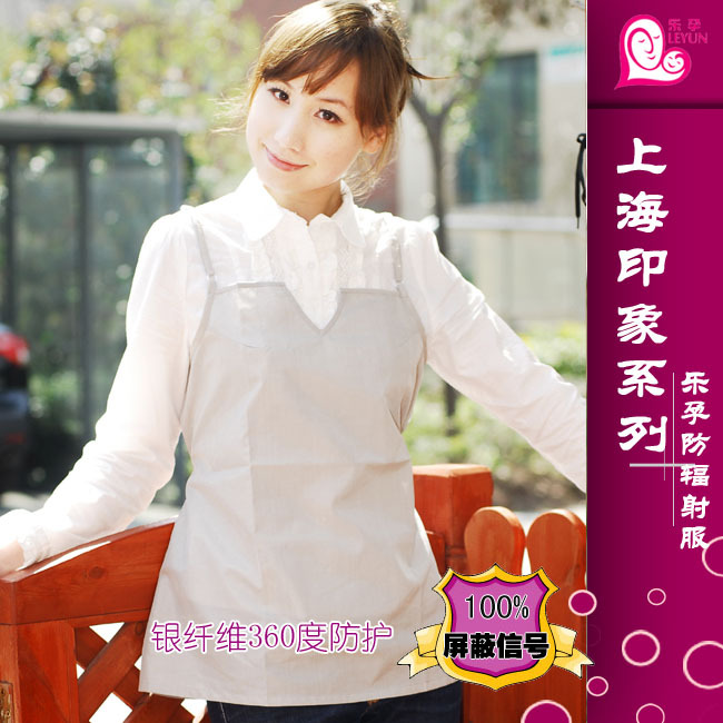 10 radiation-resistant maternity clothing silver fiber radiation-resistant spaghetti strap ultra long radiation-resistant c20300