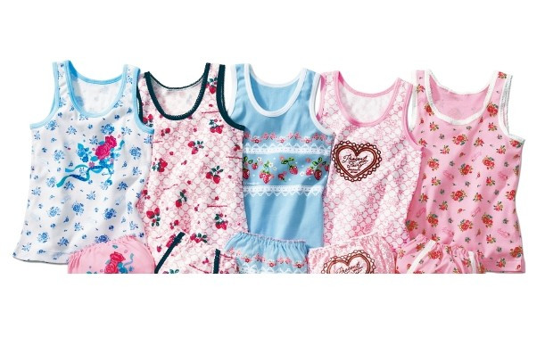 100 - 160 ni en female child summer 100% cotton print vest child underwear sleeveless T-shirt