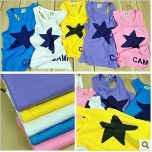 100% 2013 summer cotton tank boys clothing girls clothing child top baby vest