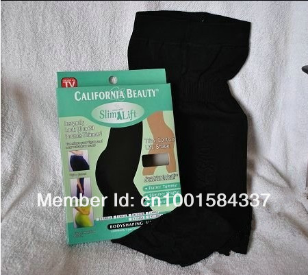 100% Brand New, California Beauty Slim Lift/Slim Pants Body Shaper, Beige and black color(OPP bag), 100PCS