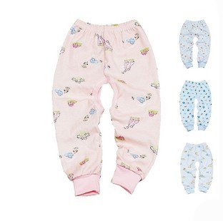 100% cotton baby open-crotch pants child trousers at home pants pajama pants legging !