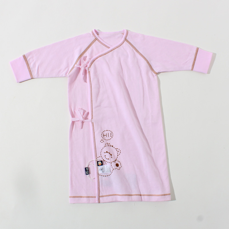 100% cotton baby robe 40 double layer jacquard baby sleepwear spring and autumn baby underwear