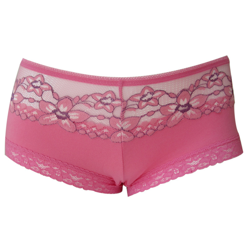 100% cotton breathable hydrotropic flowers seamless panties