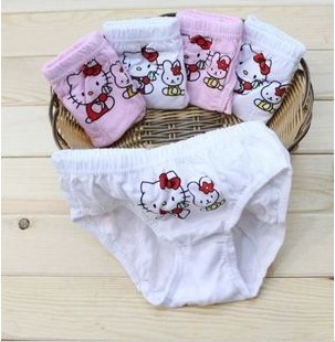 100% cotton child panties female child trigonometric panties child shorts baby panties 100% cotton cartoon