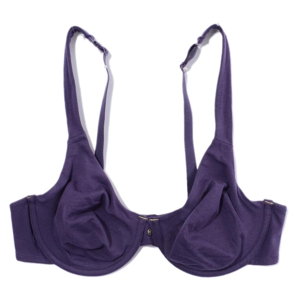 100% cotton comfortable underwear ultra-thin bra full cup women's underwear breast reduction 85b80c