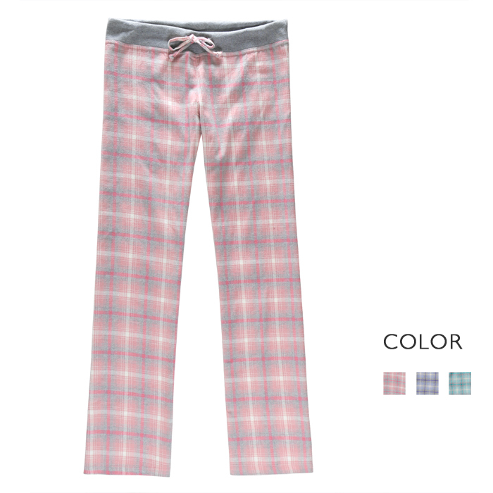 100% cotton elastic waist drawstring plaid lounge casual pants long trousers unisex