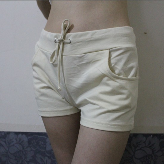 100% Cotton Female Casual Sports Shorts