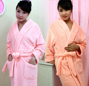 100% cotton lovers male Women towel bathrobe towel bathrobe robe sleepwear loop pile