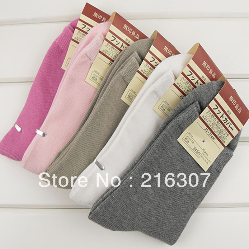 100% Cotton Pure Color Female's Socks